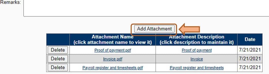 A screenshot of the final add attachment options (described on the page)