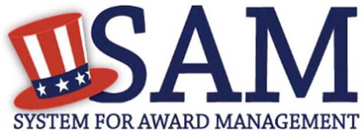 SAM - System for Award Management logo